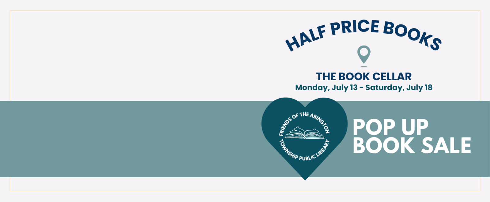 half priced book sale 
