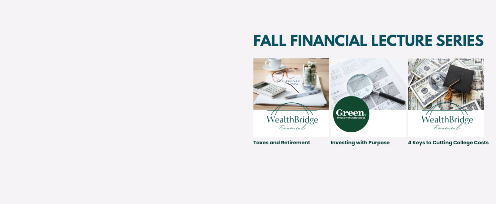 Fall Financial Series