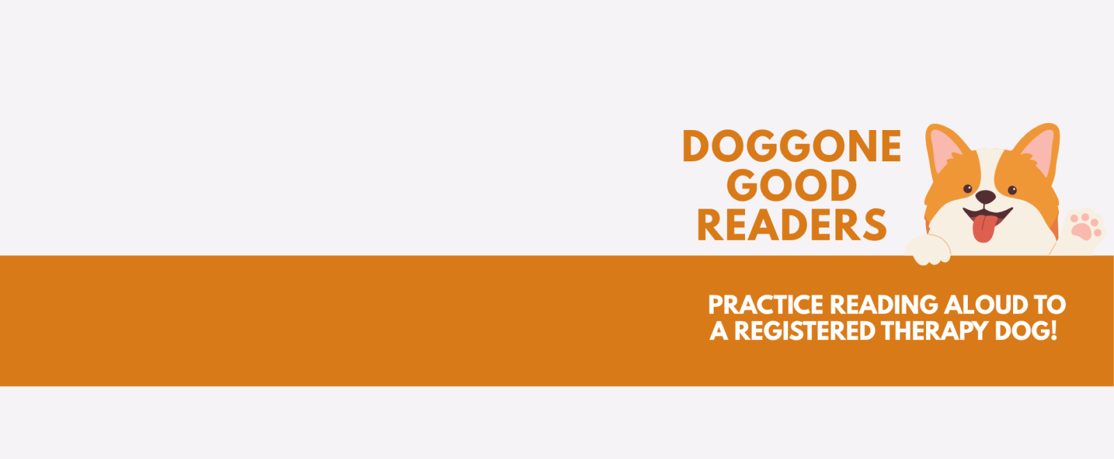 Children grades 1-5 can practice reading aloud to therapy dogs at the library.