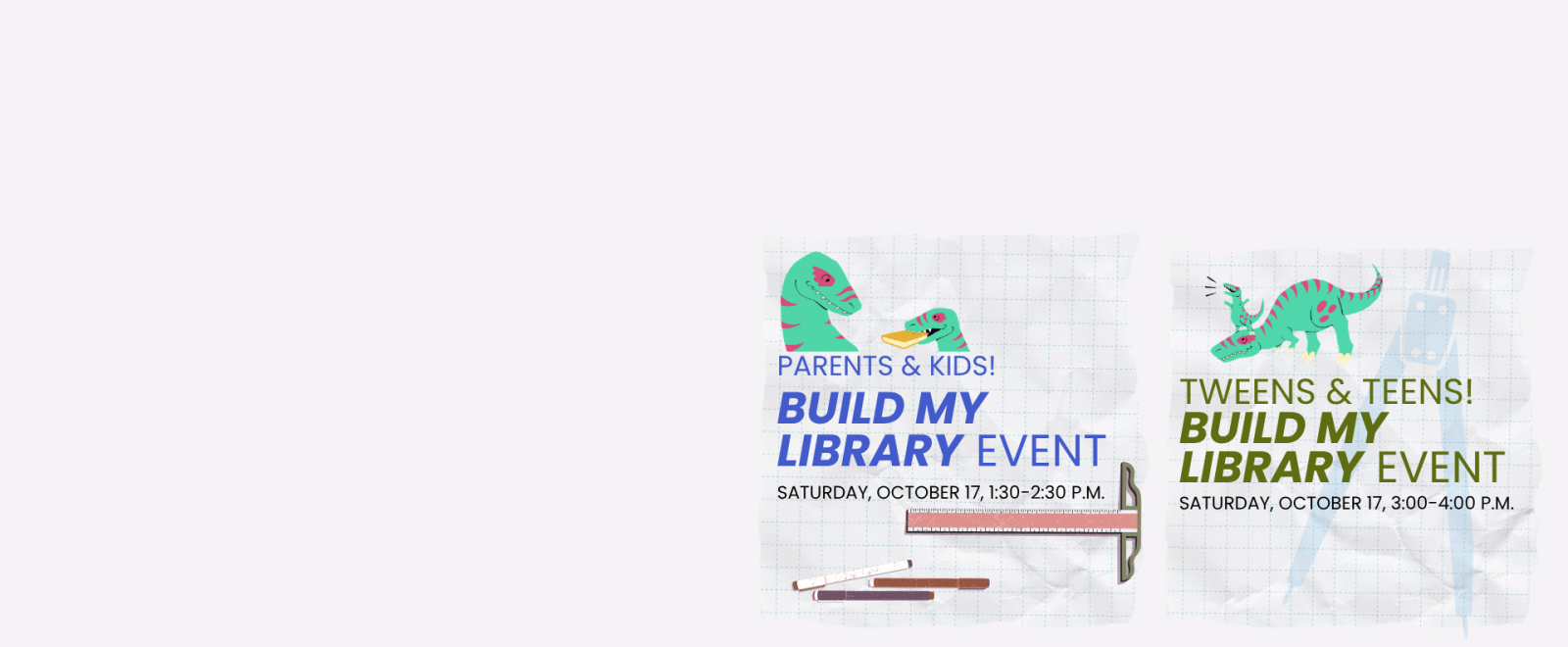 Help Us Build Your New Library Building Events